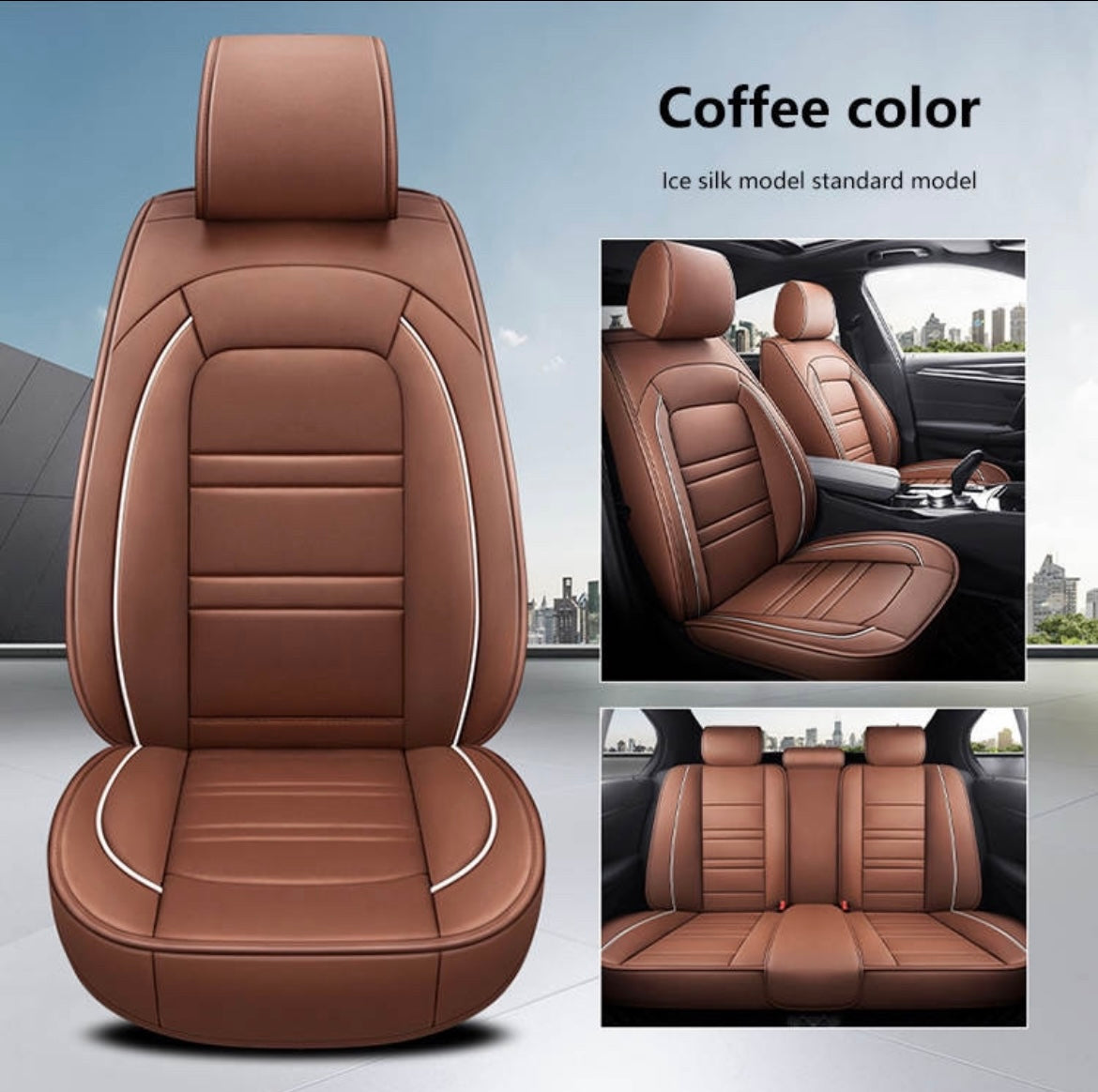 AUTOTREATS ELITE WATERPROOF SEAT COVERS FOR CARS HONDA CIVIC, ACCORD, HRV, CRV, TOYOTA COROLLA, CAMRY, RAV4, HYUNDAI ELANTRA, SONATA, VENUE, TUCSON, SANTA FE, CHEVROLET TRAX, EQUINOX, MALIBU, CRUZE
