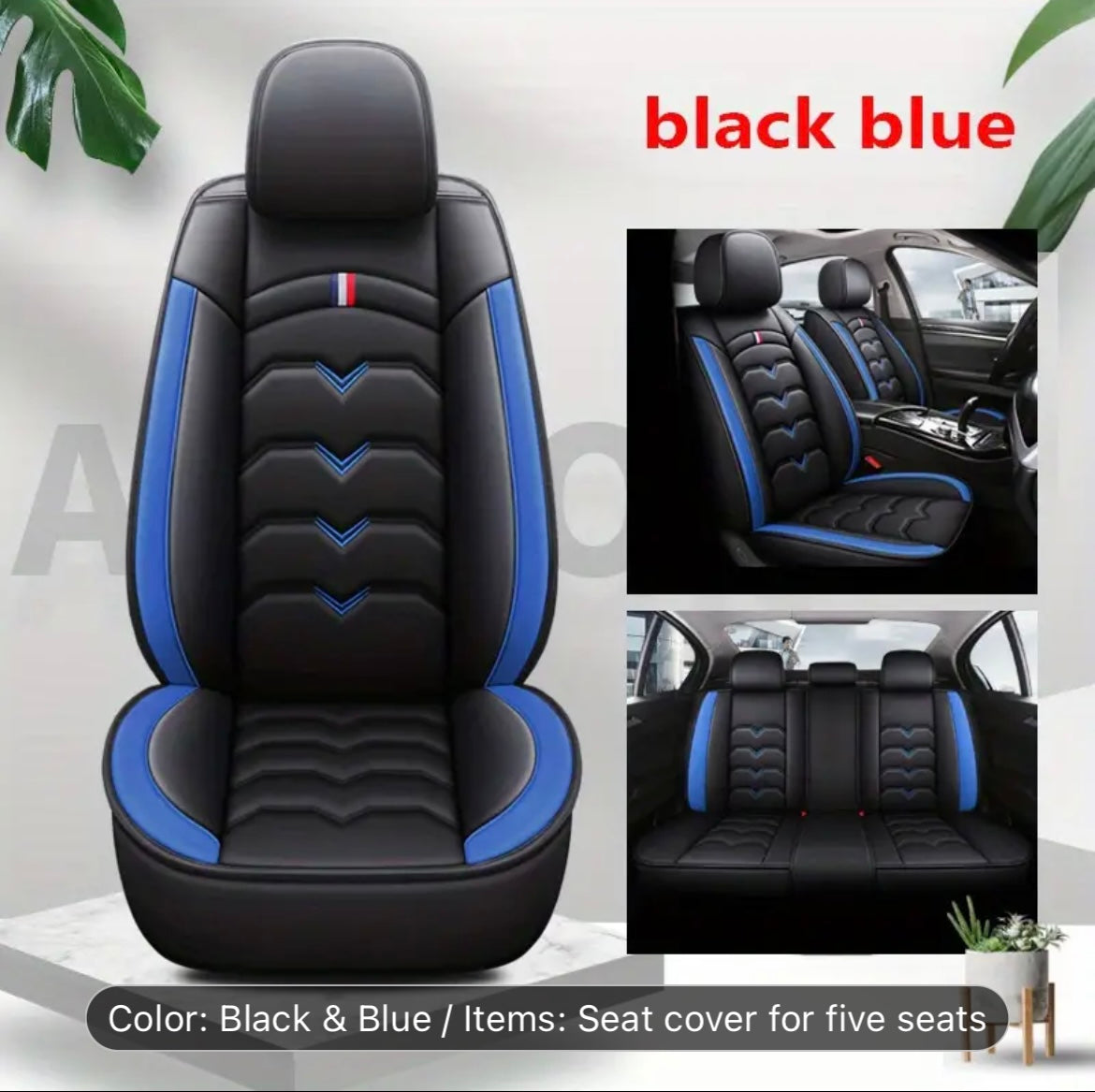AUTOTREATS DELUXE SEAT COVERS FOR CARS AND PICKUP TRUCKS